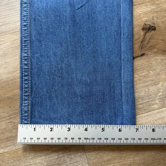 Diesel Jeans Men 34x28 Blue Larkee Tapered Leg Denim Medium Wash 0814Z (Hemmed) - Picture 13 of 14